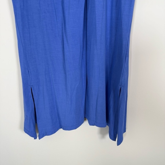 Soft Surroundings Cybele Sleeveless V-Neck Tunic Tank Top Amparo Blue Small NWT - Picture 2 of 6